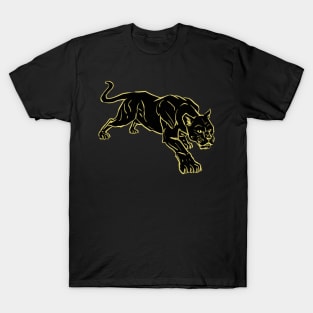 Black Feline, Cat T-Shirt